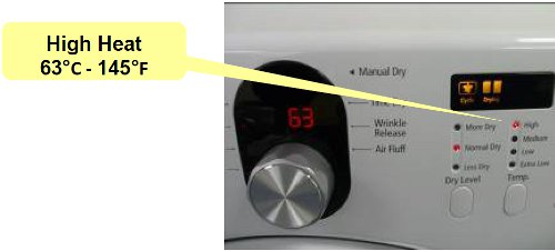 Temperature For Heat Settings D